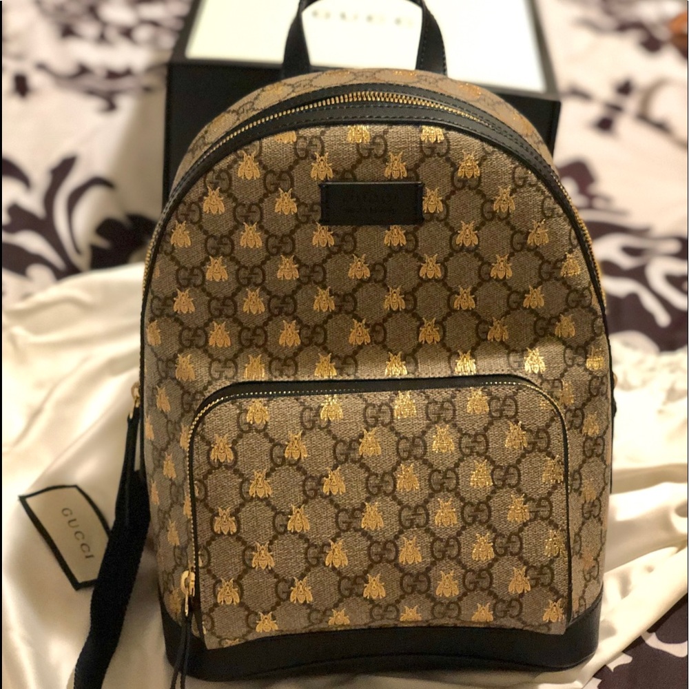 *SOLD* Authentic GG Supreme Bees Backpack